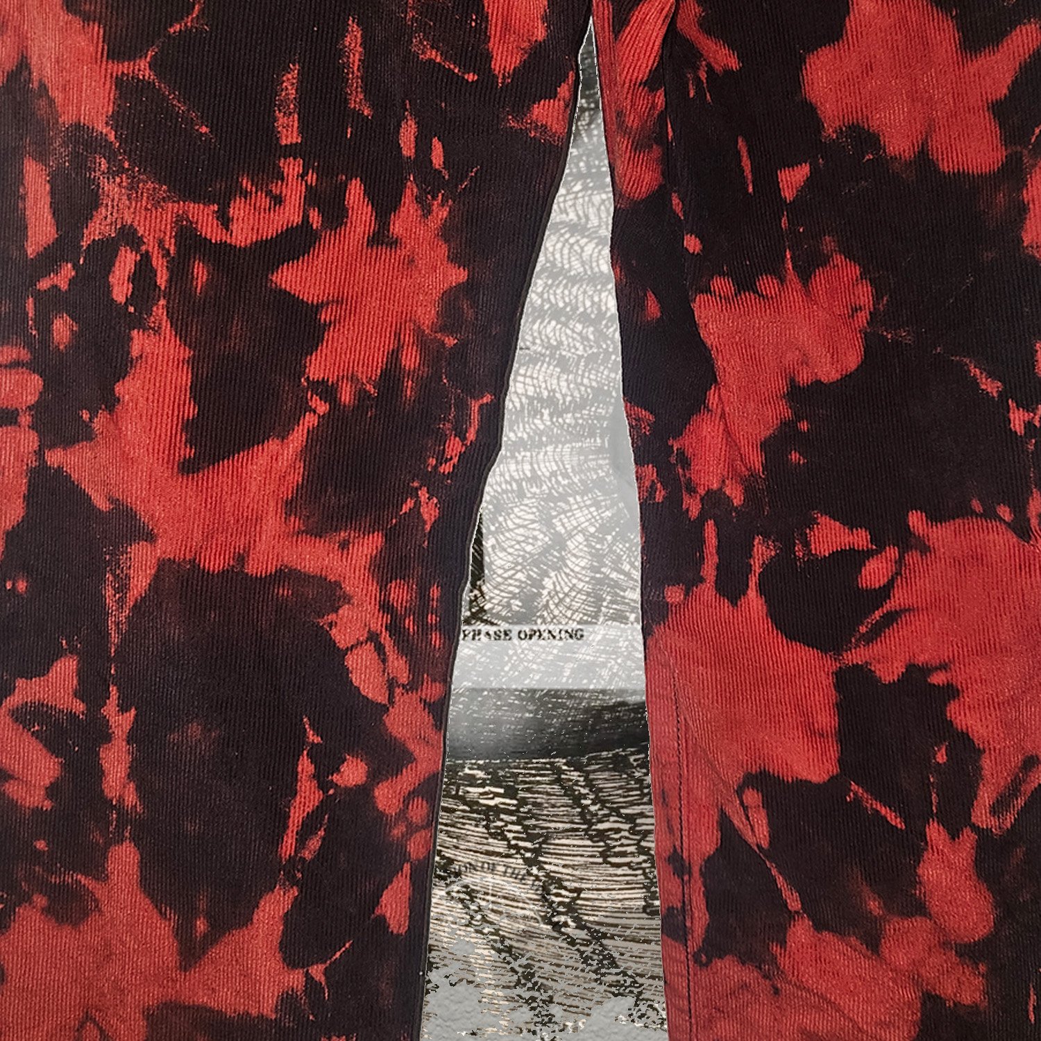 Image of pants (blk/red)