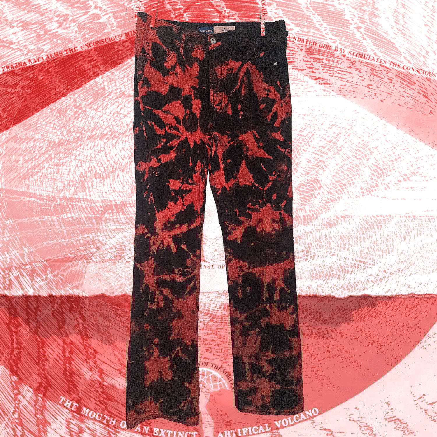 Image of pants (blk/red)