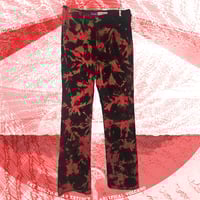 Image 1 of pants (blk/red)