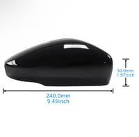 Image 3 of Volkswagen Polo 6R Gloss Black Mirror Caps