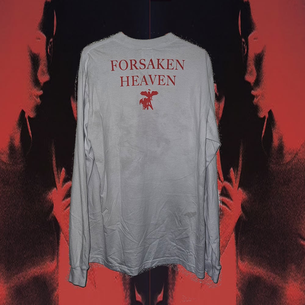 Image of forsaken heaven (l/s red print)