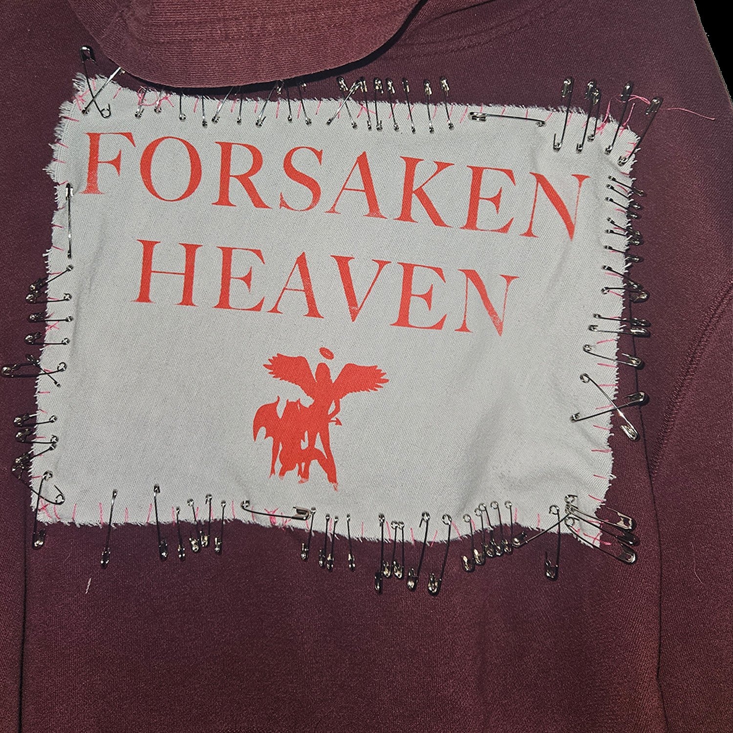 Image of forsaken heaven + i have pulled myself clear (XL hoodie)