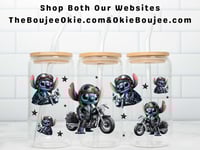 Stitch Motorcycle Double Sided Uv Dtf Wrap NRB