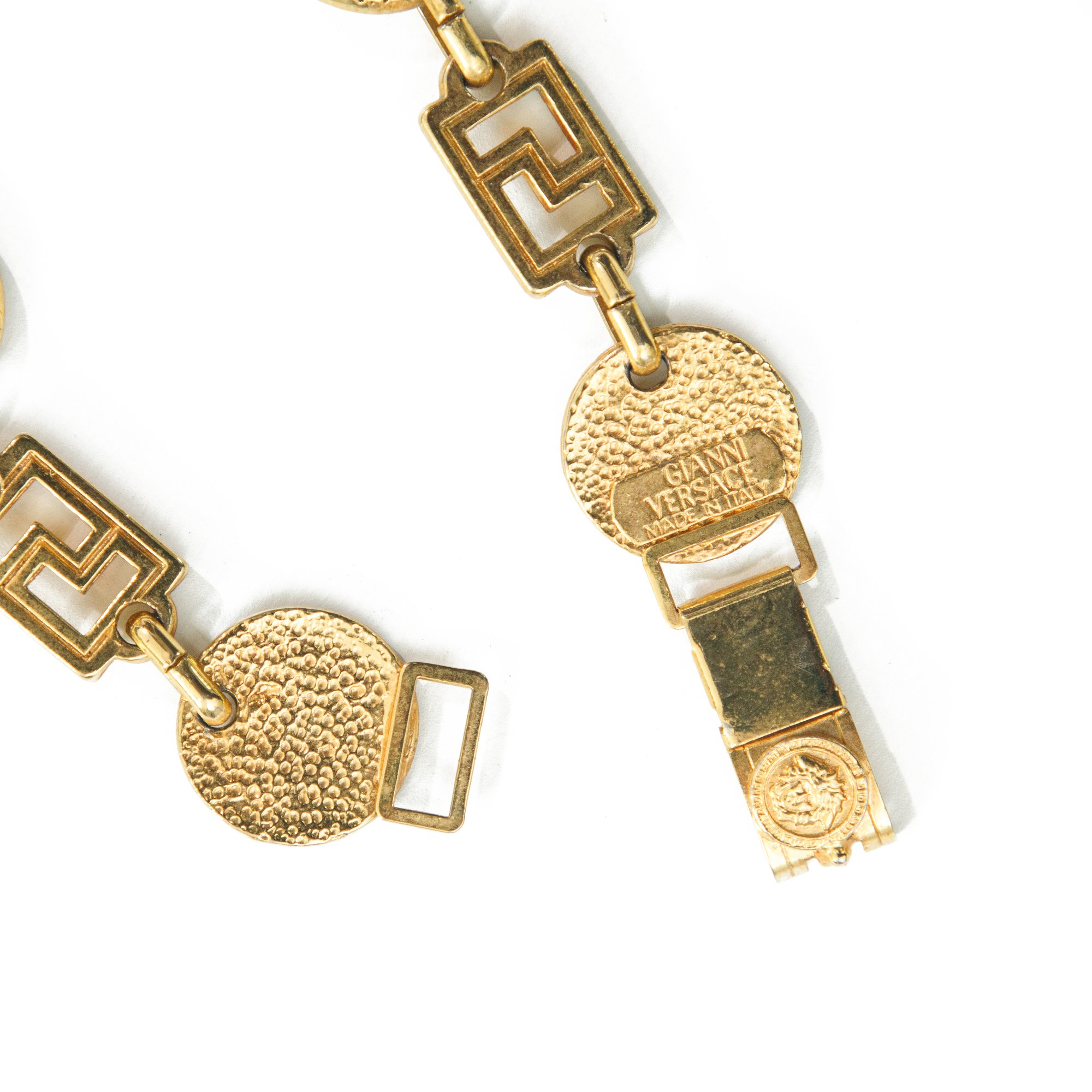 Image of Gianni Versace 1990s Gold Medusa Necklace