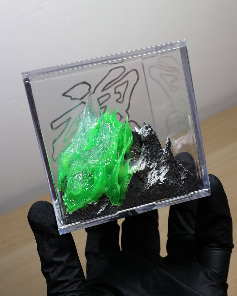 Image of "SOUL 魂" - Original CUBE painting #010