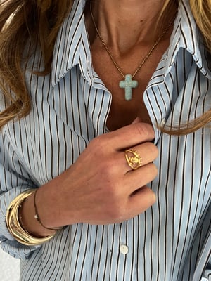 Collier Croix Strass