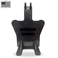Image 4 of Deluxe Black Stand Guard Plate Carrier Stand - Tactical Body Armor Security Display