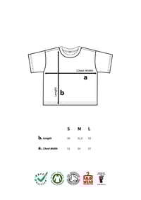 Image 4 of The Kiss Boxy Crop: White - Teal