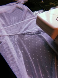 Image 3 of The SWEETIE biker shorts in pin dot mesh