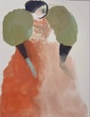 Blue gloves ~ Original painting