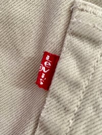 Image 7 of LEVI'S 501 ECRU JEANS (2)