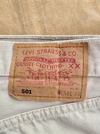 Image 6 of LEVI'S 501 ECRU JEANS (2)