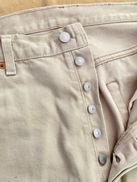 Image 5 of LEVI'S 501 ECRU JEANS (2)