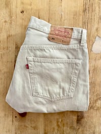 Image 1 of LEVI'S 501 ECRU JEANS (2)