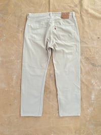 Image 4 of LEVI'S 501 ECRU JEANS (2)