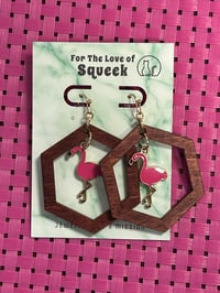 Image of Flamazing Wood Hoops