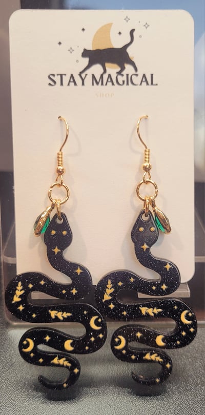 Image of Serpent Earrings 
