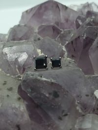 Image 3 of Princess Cut Prong-Set CZ