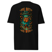 Image 1 of “BEAMED UP BY LOVE” – Men’s Heavyweight Tee | TOF Space Edition