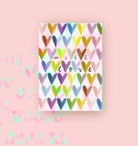 Image 1 of With Love Hearts Card