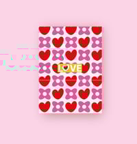Image 1 of ♥️ Hearts & Flowers ♥️ Valentine's Card
