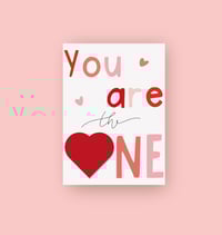 Image 1 of YOU ARE THE ONE ♥️ Love Card
