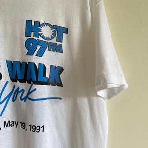 Image of Hot 97 FM Aids Walk New York T-Shirt