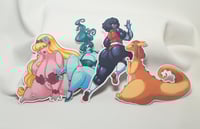 117's Pin Up Vinyl Stickers