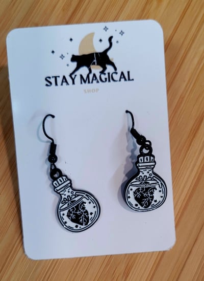Image of Magical Jar Earrings 