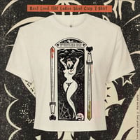 Image 1 of “Abandon All Hope” Crop Top 