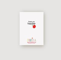 Image 2 of Thank You Teacher Apples Card