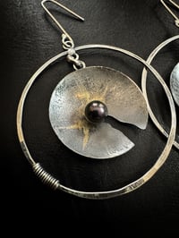 Image 2 of Pearls & Gold Earrings