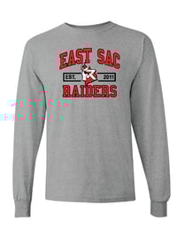GREY GILDAN LONG SLEEVE T-SHIRT