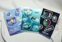 Image 1 of 117's Things in Glass Series Vinyl Stickers