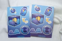 Image 2 of 117's Things in Glass Series Vinyl Stickers