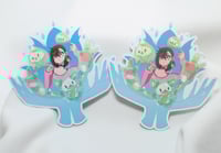 Merluvli's Momo x  Reuniclus Vinyl Stickers
