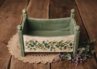 Image 1 of Double-sided bed in forest green 
