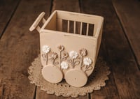 Image 2 of Cute pram with flowers design 