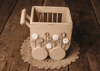 Image 1 of Cute pram with flowers design 