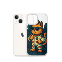 Image 3 of TOF “Officially Outta Here” - Clear iPhone case