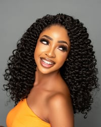 Image 1 of 100G Super Virgin Crochet donor hair extensions , Resuable braiding hair