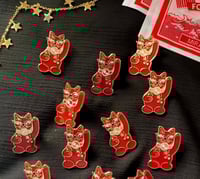 Lucky Cat Enamel Pin 