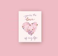 Image 1 of ♥️Love of My Life Greeting Card