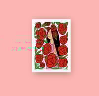 Image 1 of La Vie en Rose Greeting Card