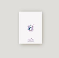 Image 2 of Puffins Welcome New Baby Greeting Card