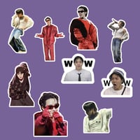 Image 1 of BTS J-Hope Hobi  Stickers | Hope on the Stage Era and "WOW" Themed