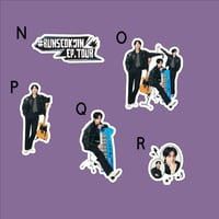 Image 4 of BTS Jin Stickers | WWH World Wide Handsome | Super Tuna | Run Jin Tour | Waterproof Vinyl