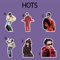Image 9 of BTS J-Hope Hobi  Stickers | Hope on the Stage Era and "WOW" Themed
