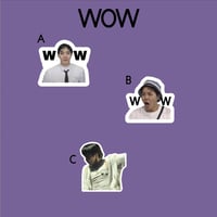 Image 10 of BTS J-Hope Hobi  Stickers | Hope on the Stage Era and "WOW" Themed