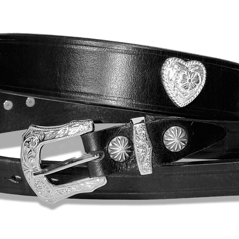 Image of JUMPER - SILVER HEART BELT